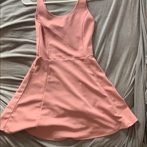H and M light pink dress